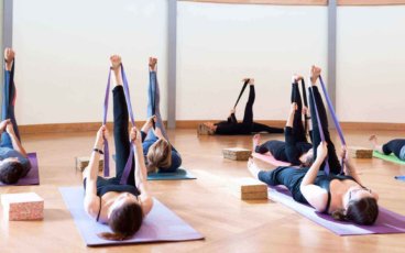 yoga aids - straps, mats and blocks